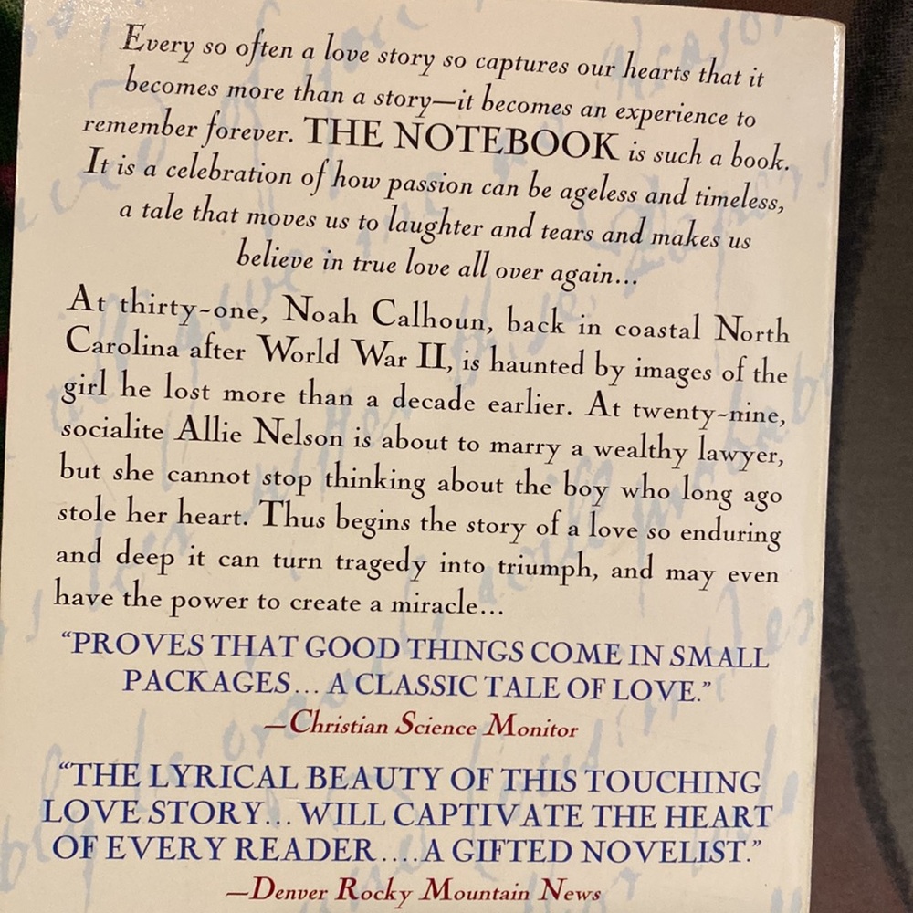 The Notebook book - Picture 3 of 3